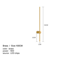 Load image into Gallery viewer, INSPIRA LIFESTYLES - Minimalist Wall Light, Modern Linear Tube LED Wall Lamp, Contemporary LED Wall Light, Sleek Linear Tube Lamp, Minimalist Wall ScModern LED Wall Lamp, Bedroom LED Lighting, Sleek Wall Light Fixture, Contemporary Bedside Lamp, Stylish Bedroom Wall Light, Energy-Efficient LED Wall Lamp, Elegant LED Reading Light, Modern Bedside Sconce, Black LED Wall Light, Bedroom Decor Lighting, Adjustable LED Wall Fixture, Cozy Bedroom Illuminationonce, Up-Down LED Wall Fixture, Black Gold Wall Light
