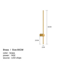 Load image into Gallery viewer, INSPIRA LIFESTYLES - Minimalist Wall Light, Modern Linear Tube LED Wall Lamp, Contemporary LED Wall Light, Sleek Linear Tube Lamp, Minimalist Wall ScModern LED Wall Lamp, Bedroom LED Lighting, Sleek Wall Light Fixture, Contemporary Bedside Lamp, Stylish Bedroom Wall Light, Energy-Efficient LED Wall Lamp, Elegant LED Reading Light, Modern Bedside Sconce, Black LED Wall Light, Bedroom Decor Lighting, Adjustable LED Wall Fixture, Cozy Bedroom Illuminationonce, Up-Down LED Wall Fixture, Black Gold Wall Light