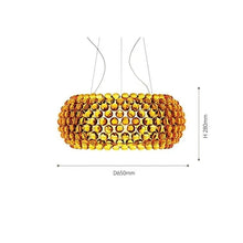 Load image into Gallery viewer, INSPIRA LIFESTYLES - Modern Beaded Light, Modern Beaded Ceiling Light, Modern Acrylic Pendant Lights, Contemporary Pendant Lighting, Sleek Acrylic Pendant Light, Minimalist Pendant Lamp, Elegant Acrylic Light Fixture, Modern Ceiling Pendant, Stylish Acrylic Pendant, High-Quality Pendant Lights, Chic Acrylic Lighting, Modern Home Pendant, Versatile Acrylic Light, Clean Design Pendant Lamp