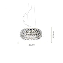 Load image into Gallery viewer, INSPIRA LIFESTYLES - Modern Beaded Light, Modern Beaded Ceiling Light, Modern Acrylic Pendant Lights, Contemporary Pendant Lighting, Sleek Acrylic Pendant Light, Minimalist Pendant Lamp, Elegant Acrylic Light Fixture, Modern Ceiling Pendant, Stylish Acrylic Pendant, High-Quality Pendant Lights, Chic Acrylic Lighting, Modern Home Pendant, Versatile Acrylic Light, Clean Design Pendant Lamp