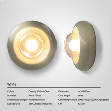 Load image into Gallery viewer, Orbis Wall light | Inspira Lifestyles - minimalist round circular Bauhaus-inspired LED sconce for modern interiors, minimalist round metal wall light, metal wall scone, retro style wall light, modern wall lighting, orb wall sconce, stylish wall sconce for modern interiors, commercial wall sconce, hotel wall sconce