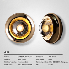 Load image into Gallery viewer, Orbis Wall light | Inspira Lifestyles - minimalist round circular Bauhaus-inspired LED sconce for modern interiors, minimalist round metal wall light, metal wall scone, retro style wall light, modern wall lighting, orb wall sconce, stylish wall sconce for modern interiors, commercial wall sconce, hotel wall sconce