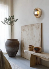 Load image into Gallery viewer, Orbis Wall light | Inspira Lifestyles - minimalist round circular Bauhaus-inspired LED sconce for modern interiors, minimalist round metal wall light, metal wall scone, retro style wall light, modern wall lighting, orb wall sconce, stylish wall sconce for modern interiors, commercial wall sconce, hotel wall sconce