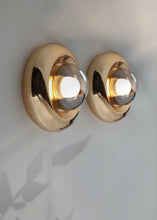 Load image into Gallery viewer, Orbis Wall light | Inspira Lifestyles - minimalist round circular Bauhaus-inspired LED sconce for modern interiors, minimalist round metal wall light, metal wall scone, retro style wall light, modern wall lighting, orb wall sconce, stylish wall sconce for modern interiors, commercial wall sconce, hotel wall sconce