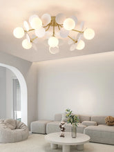 Load image into Gallery viewer, INSPIRA LIFESTYLES - Pop-Art Monochrome Chandelier - CHANDELIER, GLASS GLOBE CHANDELIER, GLOBE CHANDELIER, GLOBE LIGHT, LIGHT, LIGHT FIXTURE, LIGHTING, MODERN CHANDELIER, MODERN CHANDLIER, MODERN PENDANT, PENDANT, POP ART, SPUTNIK CHANDELIER