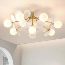 Load image into Gallery viewer, INSPIRA LIFESTYLES - Pop-Art Monochrome Chandelier - CHANDELIER, GLASS GLOBE CHANDELIER, GLOBE CHANDELIER, GLOBE LIGHT, LIGHT, LIGHT FIXTURE, LIGHTING, MODERN CHANDELIER, MODERN CHANDLIER, MODERN PENDANT, PENDANT, POP ART, SPUTNIK CHANDELIER