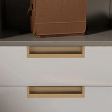 Load image into Gallery viewer, INSPIRA LIFESTYLES - Quo Recessed Pull Handles. SLIDING DOOR HARDWARE, HIDDEN HANDLES, RECESSED HANDLES, CABINET HARDWARE, DOOR PULLS, DRAWER PULLS, FURNITURE HANDLES, BARN DOOR HARDWARE, WARDROBE HARDWARE, BATHROOM HARDWARE, KITCHEN HARDWARE