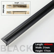 Load image into Gallery viewer, INSPIRA LIFESTYLES - Quo Recessed Pull Handles. SLIDING DOOR HARDWARE, HIDDEN HANDLES, RECESSED HANDLES, CABINET HARDWARE, DOOR PULLS, DRAWER PULLS, FURNITURE HANDLES, BARN DOOR HARDWARE, WARDROBE HARDWARE, BATHROOM HARDWARE, KITCHEN HARDWARE