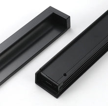 Load image into Gallery viewer, INSPIRA LIFESTYLES - Quo Recessed Pull Handles. SLIDING DOOR HARDWARE, HIDDEN HANDLES, RECESSED HANDLES, CABINET HARDWARE, DOOR PULLS, DRAWER PULLS, FURNITURE HANDLES, BARN DOOR HARDWARE, WARDROBE HARDWARE, BATHROOM HARDWARE, KITCHEN HARDWARE