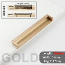 Load image into Gallery viewer, INSPIRA LIFESTYLES - Quo Recessed Pull Handles. SLIDING DOOR HARDWARE, HIDDEN HANDLES, RECESSED HANDLES, CABINET HARDWARE, DOOR PULLS, DRAWER PULLS, FURNITURE HANDLES, BARN DOOR HARDWARE, WARDROBE HARDWARE, BATHROOM HARDWARE, KITCHEN HARDWARE
