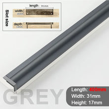 Load image into Gallery viewer, INSPIRA LIFESTYLES - Quo Recessed Pull Handles. SLIDING DOOR HARDWARE, HIDDEN HANDLES, RECESSED HANDLES, CABINET HARDWARE, DOOR PULLS, DRAWER PULLS, FURNITURE HANDLES, BARN DOOR HARDWARE, WARDROBE HARDWARE, BATHROOM HARDWARE, KITCHEN HARDWARE