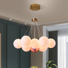 Load image into Gallery viewer, INSPIRA LIFESTYLES - Lighting Pendant Chandelier Ball, Modern Pendant Chandelier, Elegant Ball Light Fixture, Contemporary Pendant Light, Stylish Chandelier Ball, Spherical Pendant Lighting, Sophisticated Chandelier Design, Luxury Pendant Light, Dining Room Chandelier, Living Room Pendant Lamp, Artistic Ball Chandelier, Ambient Lighting Fixture, Designer Pendant Chandelier, Elegant Home Illumination, Modern Sphere Light