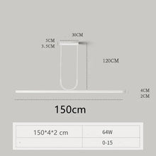 Load image into Gallery viewer, INSPIRA LIFESTYLES - Jono Linear Pendant, Modern Pendant Light, Linear Pendant Lighting, Contemporary Pendant Lamp, LED Pendant Light, Dining Room Lighting, Kitchen Island Light, Linear Chandelier, Minimalist Pendant, Modern Home Lighting, Adjustable Pendant Light, Linear Ceiling Light, Designer Pendant Lamp, Elegant Pendant Light, Dining Table Lighting, Pendant Light Fixture, Linear LED Fixture, Decorative Lighting, Indoor Pendant Light, Hanging Light Fixture