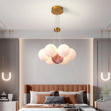 Load image into Gallery viewer, INSPIRA LIFESTYLES - Lunar Modern Chandelier, Lighting Pendant Chandelier Ball, Modern Pendant Chandelier, Elegant Ball Light Fixture, Contemporary Pendant Light, Stylish Chandelier Ball, Spherical Pendant Lighting, Sophisticated Chandelier Design, Luxury Pendant Light, Dining Room Chandelier, Living Room Pendant Lamp, Artistic Ball Chandelier, Ambient Lighting Fixture, Designer Pendant Chandelier, Elegant Home Illumination, Modern Sphere Light