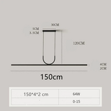Load image into Gallery viewer, INSPIRA LIFESTYLES - Jono Linear Pendant, Modern Pendant Light, Linear Pendant Lighting, Contemporary Pendant Lamp, LED Pendant Light, Dining Room Lighting, Kitchen Island Light, Linear Chandelier, Minimalist Pendant, Modern Home Lighting, Adjustable Pendant Light, Linear Ceiling Light, Designer Pendant Lamp, Elegant Pendant Light, Dining Table Lighting, Pendant Light Fixture, Linear LED Fixture, Decorative Lighting, Indoor Pendant Light, Hanging Light Fixture