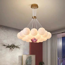 Load image into Gallery viewer, INSPIRA LIFESTYLES - Lighting Pendant Chandelier Ball, Modern Pendant Chandelier, Elegant Ball Light Fixture, Contemporary Pendant Light, Stylish Chandelier Ball, Spherical Pendant Lighting, Sophisticated Chandelier Design, Luxury Pendant Light, Dining Room Chandelier, Living Room Pendant Lamp, Artistic Ball Chandelier, Ambient Lighting Fixture, Designer Pendant Chandelier, Elegant Home Illumination, Modern Sphere Light