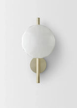 Load image into Gallery viewer, Inspira Lifestyles | Siro Wall Sconce with organic textured glass mounted on a brushed metal base. Modern sculptural wall lamp light fixture for residential or commercial interiors