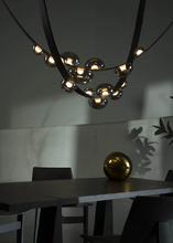 Load image into Gallery viewer, Strapped Glass Chandelier