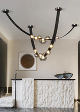 Load image into Gallery viewer, Strapped Glass Chandelier