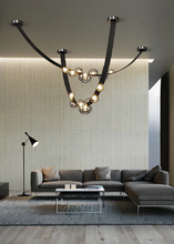 Load image into Gallery viewer, Strapped Glass Chandelier
