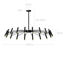 Load image into Gallery viewer, INSPIRA LIFESTYLES - Stratos Radial Modern Chandelier, UNIQUE LIGHT, Sleek Chandelier, SCULPTURAL LIGHT, Nordic Chandelier, MODERN PENDANT LIGHT, Home Lighting, Dining Room Lighting, MODERN CHANDELIER, MINIMALIST LIGHT, MINIMALIST CHANDELIER, METAL CHANDELIER, Luxury Home Chandelier, LIVING ROOM LIGHT, LED CHANDELIER, HOTEL LIGHT,Dining Table Light, Contemporary LED Light, BLACK CHANDELIER, BEDROOM LIGHT, ACCENT LIGHTStatement Light, Art light, Restaurant Light