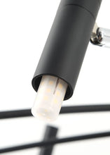 Load image into Gallery viewer, INSPIRA LIFESTYLES - Stratos Radial Modern Chandelier, UNIQUE LIGHT, Sleek Chandelier, SCULPTURAL LIGHT, Nordic Chandelier, MODERN PENDANT LIGHT, Home Lighting, Dining Room Lighting, MODERN CHANDELIER, MINIMALIST LIGHT, MINIMALIST CHANDELIER, METAL CHANDELIER, Luxury Home Chandelier, LIVING ROOM LIGHT, LED CHANDELIER, HOTEL LIGHT,Dining Table Light, Contemporary LED Light, BLACK CHANDELIER, BEDROOM LIGHT, ACCENT LIGHTStatement Light, Art light, Restaurant Light