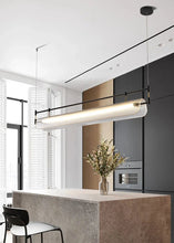 Load image into Gallery viewer, INSPIRA LIFESTYLES | Viso Linear Pendant, UNIQUE LIGHTS, STREAMLINE LIGHT, SIMPLE DESIGN LIGHT, RESTAURANT LIGHT, RECEPTION COUNTER LIGHT, PENDANT LIGHT, MODERN PENDANT LIGHT, MODERN LIGHT, MODERN CHANDELIER, MINIMALIST LIGHT, MINIMALIST CHANDELIER, MINIMAL LIGHT FIXTURE, MEETING ROOM LIGHT, LINEAR LIGHT, LED PENDANT, KITCHEN ISLAND LIGHT, DINING TABLE LIGHT, HANGING LIGHT, BOARDROOM LIGHT, MEETING ROOM LIGHT, LINEAR LED, OFFICE LIGHT