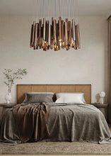 Load image into Gallery viewer, INSPIRA LIFESTYLES | Wood Block Chandelier - WOODEN LIGHT FIXTURE, WOODEN CHANDELIER, WOOD PENDANT LIGHT, WOOD LIGHT, WOOD CHANDELIER, MODERN PENDANT LIGHT, MODERN CHANDELIER, Luxury Pendant Light, LUXURY CHANDELIER, Living Room Chandelier, Kitchen Chandelier, Dining Room Chandelier, Designer Chandelier, Contemporary, BEDROOM LIGHT, LIVING ROOM LIGHT, ACCENT LIGHT, SCULPTURAL LIGHT, FEATURE LIGHT, MODERN LIGHT, RESTAURANT LIGHT, HOTEL LIGHT, UNIQUE LIGHT, Contemporary Lighting Fixture, STAIR LIGHT