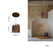 Load image into Gallery viewer, INSPIRA LIFESTYLES | Wood Block Chandelier - WOODEN LIGHT FIXTURE, WOODEN CHANDELIER, WOOD PENDANT LIGHT, WOOD LIGHT, WOOD CHANDELIER, MODERN PENDANT LIGHT, MODERN CHANDELIER, Luxury Pendant Light, LUXURY CHANDELIER, Living Room Chandelier, Kitchen Chandelier, Dining Room Chandelier, Designer Chandelier, Contemporary, BEDROOM LIGHT, LIVING ROOM LIGHT, ACCENT LIGHT, SCULPTURAL LIGHT, FEATURE LIGHT, MODERN LIGHT, RESTAURANT LIGHT, HOTEL LIGHT, UNIQUE LIGHT, Contemporary Lighting Fixture, STAIR LIGHT