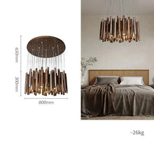 Load image into Gallery viewer, INSPIRA LIFESTYLES | Wood Block Chandelier - WOODEN LIGHT FIXTURE, WOODEN CHANDELIER, WOOD PENDANT LIGHT, WOOD LIGHT, WOOD CHANDELIER, MODERN PENDANT LIGHT, MODERN CHANDELIER, Luxury Pendant Light, LUXURY CHANDELIER, Living Room Chandelier, Kitchen Chandelier, Dining Room Chandelier, Designer Chandelier, Contemporary, BEDROOM LIGHT, LIVING ROOM LIGHT, ACCENT LIGHT, SCULPTURAL LIGHT, FEATURE LIGHT, MODERN LIGHT, RESTAURANT LIGHT, HOTEL LIGHT, UNIQUE LIGHT, Contemporary Lighting Fixture, STAIR LIGHT