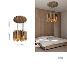Load image into Gallery viewer, INSPIRA LIFESTYLES | Wood Block Chandelier - WOODEN LIGHT FIXTURE, WOODEN CHANDELIER, WOOD PENDANT LIGHT, WOOD LIGHT, WOOD CHANDELIER, MODERN PENDANT LIGHT, MODERN CHANDELIER, Luxury Pendant Light, LUXURY CHANDELIER, Living Room Chandelier, Kitchen Chandelier, Dining Room Chandelier, Designer Chandelier, Contemporary, BEDROOM LIGHT, LIVING ROOM LIGHT, ACCENT LIGHT, SCULPTURAL LIGHT, FEATURE LIGHT, MODERN LIGHT, RESTAURANT LIGHT, HOTEL LIGHT, UNIQUE LIGHT, Contemporary Lighting Fixture, STAIR LIGHT