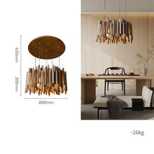 Load image into Gallery viewer, INSPIRA LIFESTYLES | Wood Block Chandelier - WOODEN LIGHT FIXTURE, WOODEN CHANDELIER, WOOD PENDANT LIGHT, WOOD LIGHT, WOOD CHANDELIER, MODERN PENDANT LIGHT, MODERN CHANDELIER, Luxury Pendant Light, LUXURY CHANDELIER, Living Room Chandelier, Kitchen Chandelier, Dining Room Chandelier, Designer Chandelier, Contemporary, BEDROOM LIGHT, LIVING ROOM LIGHT, ACCENT LIGHT, SCULPTURAL LIGHT, FEATURE LIGHT, MODERN LIGHT, RESTAURANT LIGHT, HOTEL LIGHT, UNIQUE LIGHT, Contemporary Lighting Fixture, STAIR LIGHT