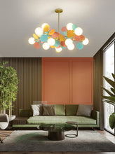 Load image into Gallery viewer, Pop-Art Molecular Chandelier
