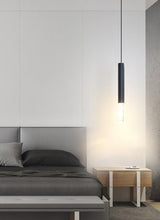 Load image into Gallery viewer, INSPIRA LIFESTYLES - Linear B&W Pendant - BEDROOM LIGHT, CHANDELIER, DINING LIGHT, HANGING LIGHT, LED, LIGHT FIXTURE, LIGHTING, LIGHTS, MINIMAL, MODERN, PENDANT, PENDANT LIGHT