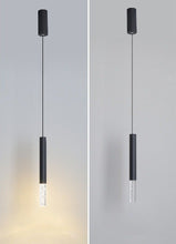 Load image into Gallery viewer, INSPIRA LIFESTYLES - Linear B&W Pendant - BEDROOM LIGHT, CHANDELIER, DINING LIGHT, HANGING LIGHT, LED, LIGHT FIXTURE, LIGHTING, LIGHTS, MINIMAL, MODERN, PENDANT, PENDANT LIGHT