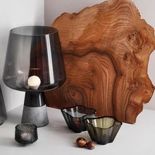 Load image into Gallery viewer, INSPIRA LIFESTYLES - Vision Cement Table Lamp - BEDROOM LIGHT, BEDSIDE LIGHT, GLASS SHADE, LAMP, LIGHT FIXTURE, LIGHTING, LIGHTS, LIVING ROOM LIGHT, SCULPTURAL LIGHT