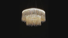 Load and play video in Gallery viewer, Metal Tassel Chandelier