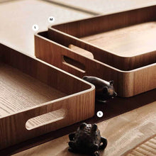 Load image into Gallery viewer, INSPIRA LIFESTYLES - Manchurian Ash Wood Trays - DECOR, DISHES, KITCHEN, ORGANISER, OVAL TRAY, PLATTER, RECTANGULAR TRAY, ROUND TRAY, SERVER, SERVING TRAY, TABLEWARE, TRAY, WOOD