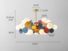 Load image into Gallery viewer, INSPIRA LIFESTYLES - Pop-art Molecular Chandelier - ART, CHANDELIER, COLORFUL, GLOBE LIGHT, LIGHT, LIGHTING, MODERN, PENDANT