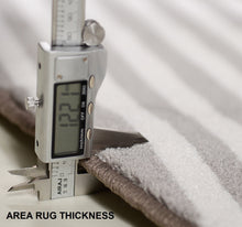 Load image into Gallery viewer, INSPIRA LIFESTYLES - Tab Pattern Round Area Rug - ACCENT RUG, AREA RUG, BEDROOM CARPET, BLACK AND WHITE, CARPET, COMMERCIAL, DINING ROOM CARPET, FLOOR MAT, HOTEL CARPET, LIVING ROOM CARPET, OFFICE CARPET, PILE CARPET, RUG, WOVEN RUG