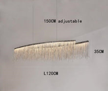 Load image into Gallery viewer, Metal Tassel Chandelier