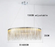 Load image into Gallery viewer, Metal Tassel Chandelier