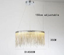 Load image into Gallery viewer, Metal Tassel Chandelier
