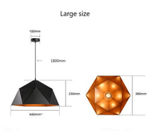Load image into Gallery viewer, INSPIRA LIFESTYLES - Geohex Dome Pendant - CHANDELIER, DINING LIGHT, HANGING LIGHT, LIGHT, LIGHT FIXTURE, LIGHTING, LIGHTS, LIVING ROOM LIGHT, PENDANT LIGHT