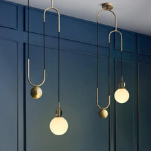 Load image into Gallery viewer, INSPIRA LIFESTYLES - Balance Pendant Chandelier - BEDROOM LIGHT, BEDSIDE LIGHT, CHANDELIER, DINING LIGHT, GLOBE LIGHT, HANGING LIGHT, LED, LIGHT, LIGHT FIXTURE, LIGHTING, LIGHTS, LIVING ROOM LIGHT, PENDANT LIGHT, SCULPTURAL LIGHT