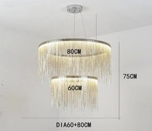 Load image into Gallery viewer, Metal Tassel Chandelier