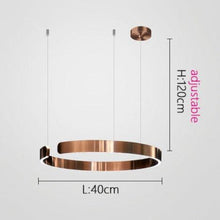 Load image into Gallery viewer, INSPIRA LIFESTYLES - Cuff Circular Pendant - ABSTRACT, HANGING RING LIGHT, LED, LED CHANDELIER, LED LIGHT, LED LIGHT RING, LIGHT, LIGHT FIXTURE, LIGHTING, LIGHTS, MINIMALIST LIGHT, MODERN CHANDLIER, MODERN PENDANT LIGHT, SCULPTURAL LIGHT, SIMPLE DESIGN