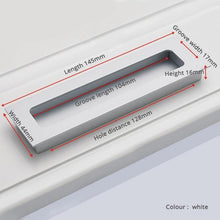Load image into Gallery viewer, INSPIRA LIFESTYLES - Lui Recessed Box Handles - BOX PULLS, CABINET HARDWARE, DOOR PULLS, DRAWER PULLS, FLUSH DOOR HARDWARE, FLUSH HARDWARE, FURNITURE HANDLES, HARDWARE, RECESSED HARDWARE, SLIDING DOOR HANDLES, SLIDING DOOR HARDWARE