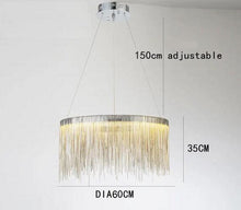 Load image into Gallery viewer, Metal Tassel Chandelier