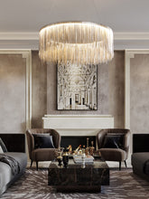 Load image into Gallery viewer, Metal Tassel Chandelier